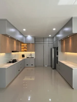 KITCHEN HPL LATTER U Minimalis